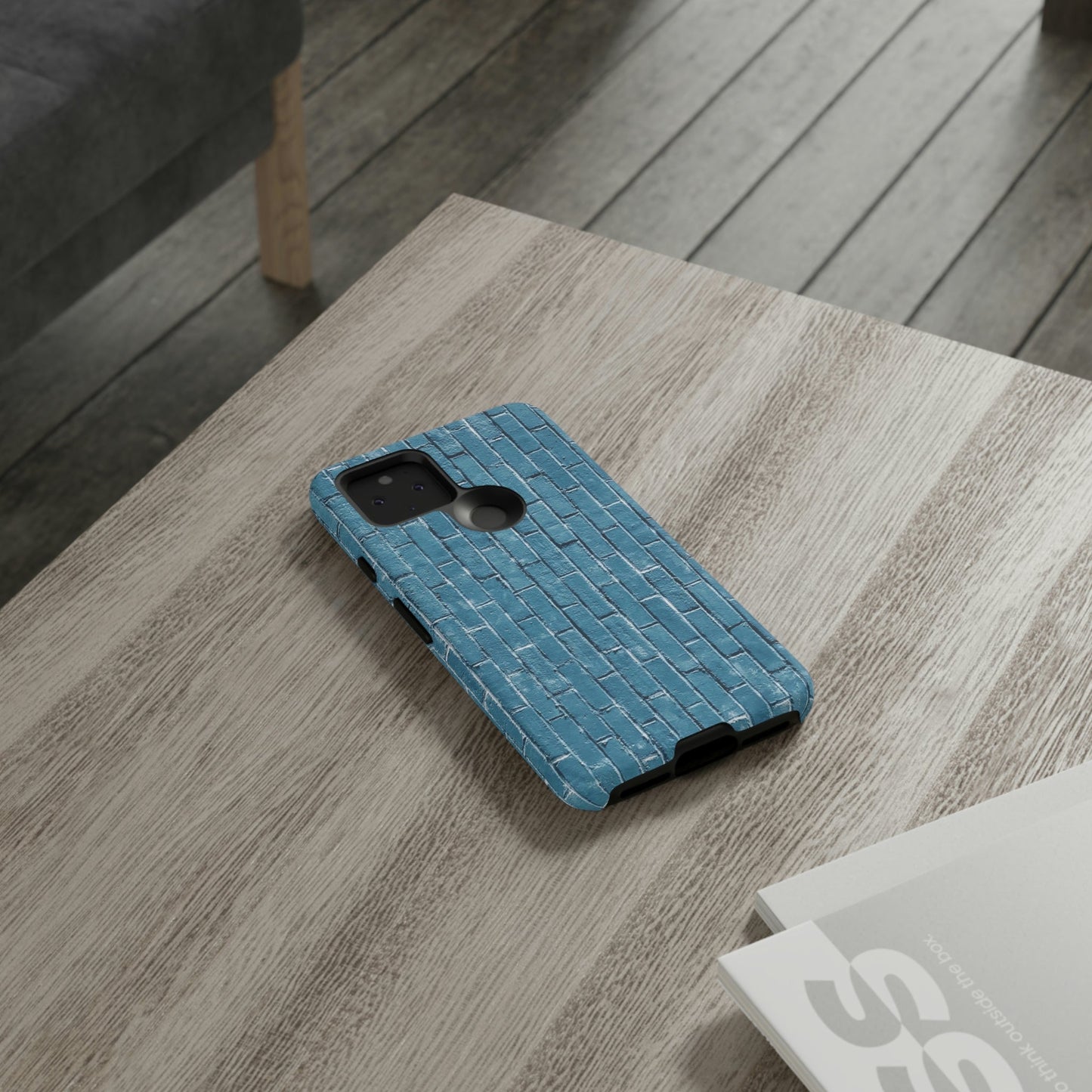 Phone Case-BLUE BRICK WALL | Tough-PhoneCaseBoss-Phone-Best-Phone-Cases