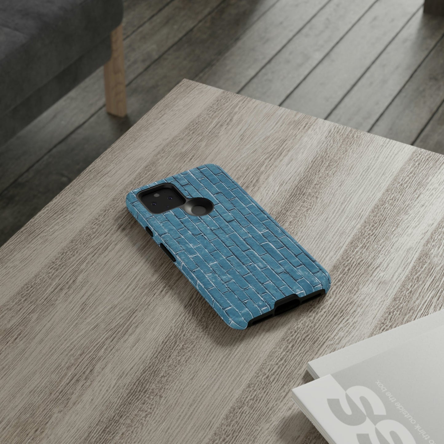 Phone Case-BLUE BRICK WALL | Tough-PhoneCaseBoss-Phone-Best-Phone-Cases