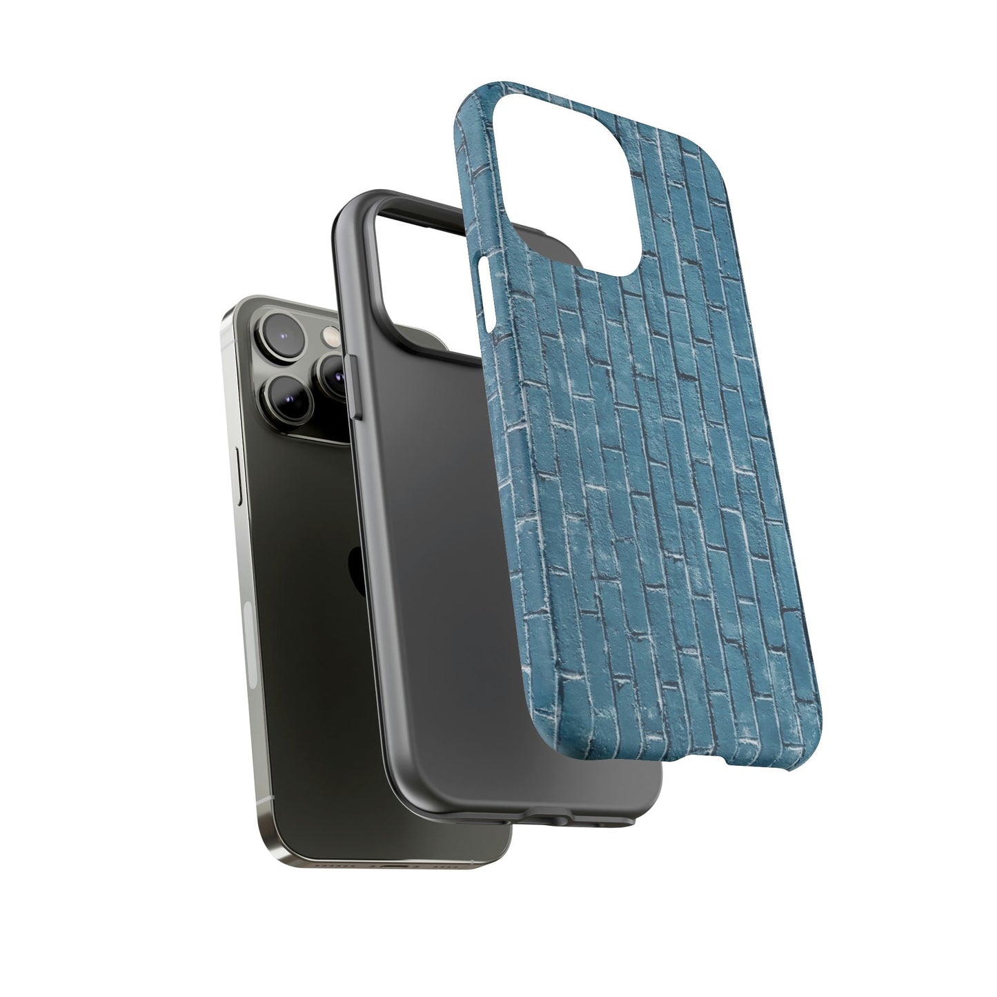 Phone Case-BLUE BRICK WALL | Tough-PhoneCaseBoss-Phone-Best-Phone-Cases