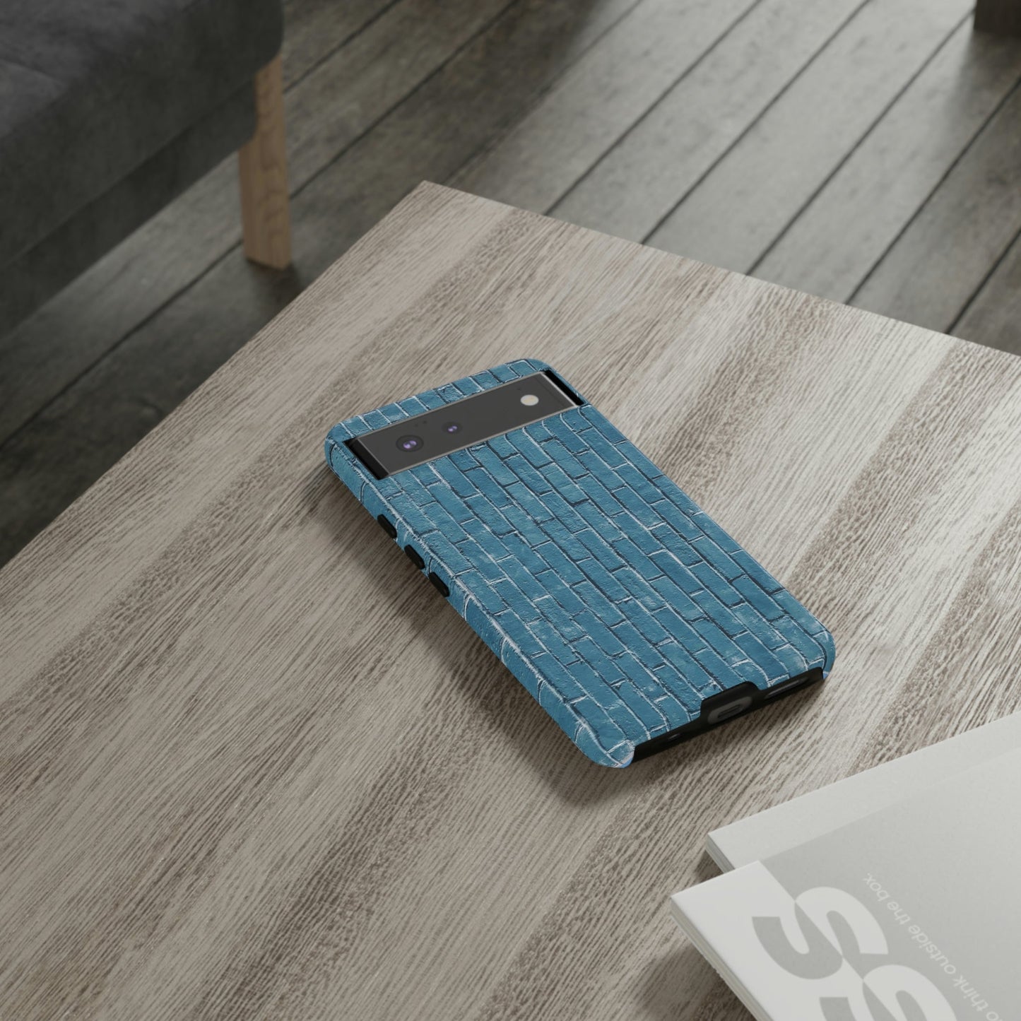 Phone Case-BLUE BRICK WALL | Tough-PhoneCaseBoss-Phone-Best-Phone-Cases