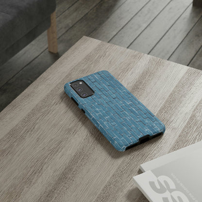 Phone Case-BLUE BRICK WALL | Tough-PhoneCaseBoss-Phone-Best-Phone-Cases