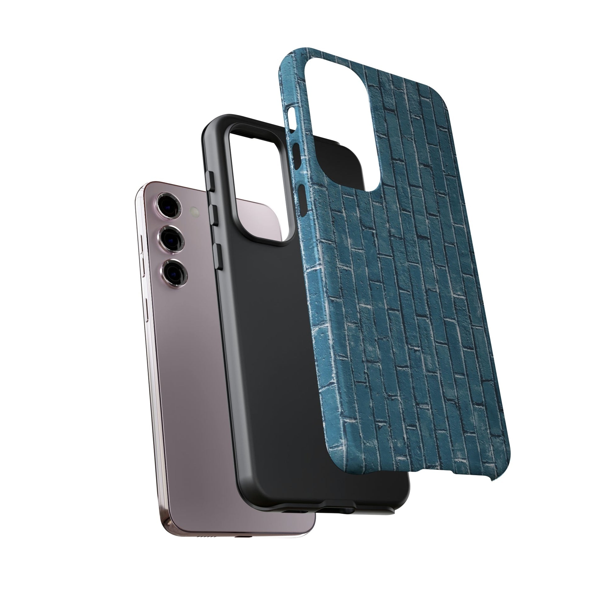 Phone Case-BLUE BRICK WALL | Tough-PhoneCaseBoss-Phone-Best-Phone-Cases