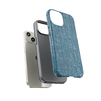 Phone Case-BLUE BRICK WALL | Tough-PhoneCaseBoss-Phone-Best-Phone-Cases