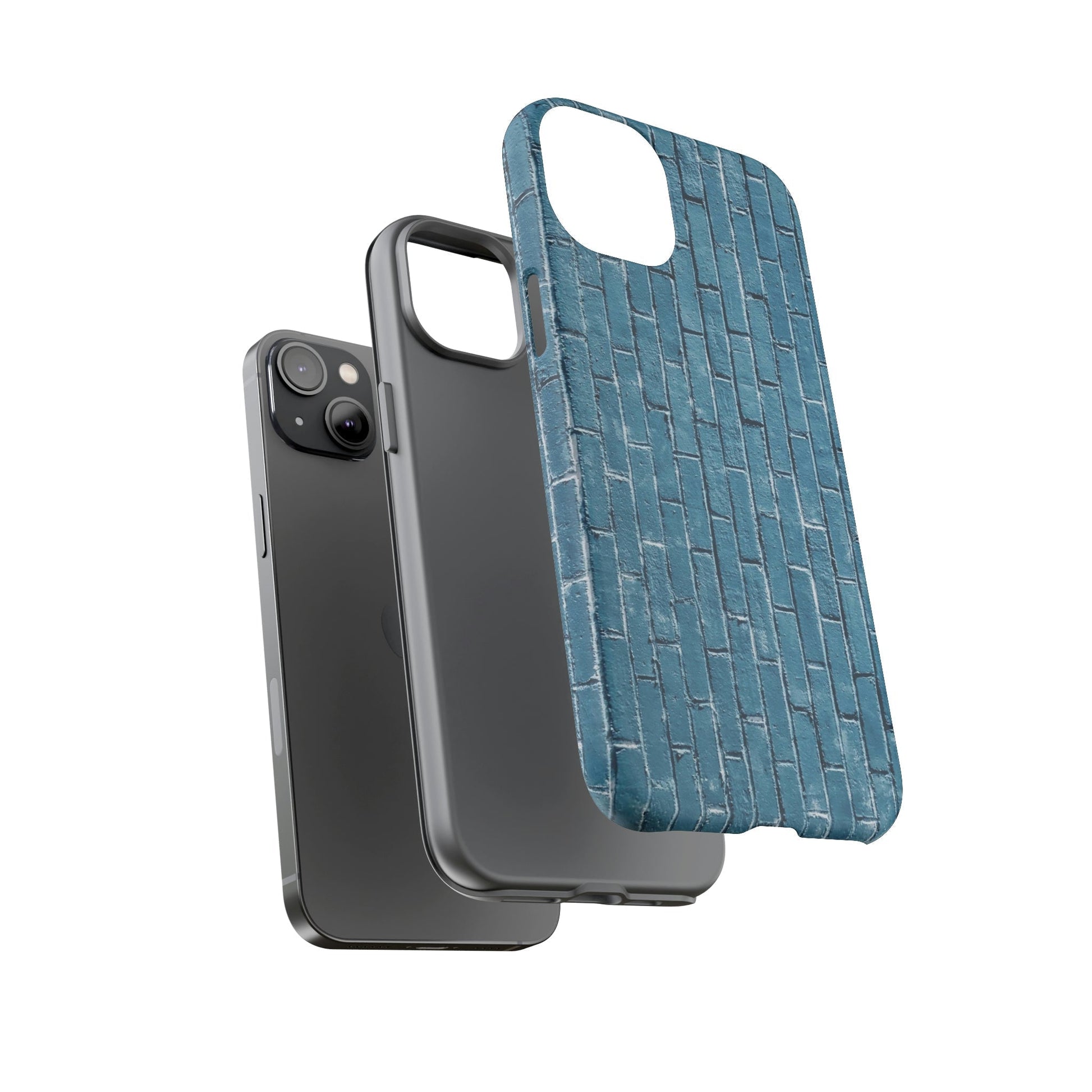 Phone Case-BLUE BRICK WALL | Tough-PhoneCaseBoss-Phone-Best-Phone-Cases