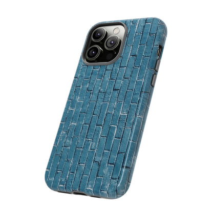 Phone Case-BLUE BRICK WALL | Tough-PhoneCaseBoss-Phone-Best-Phone-Cases