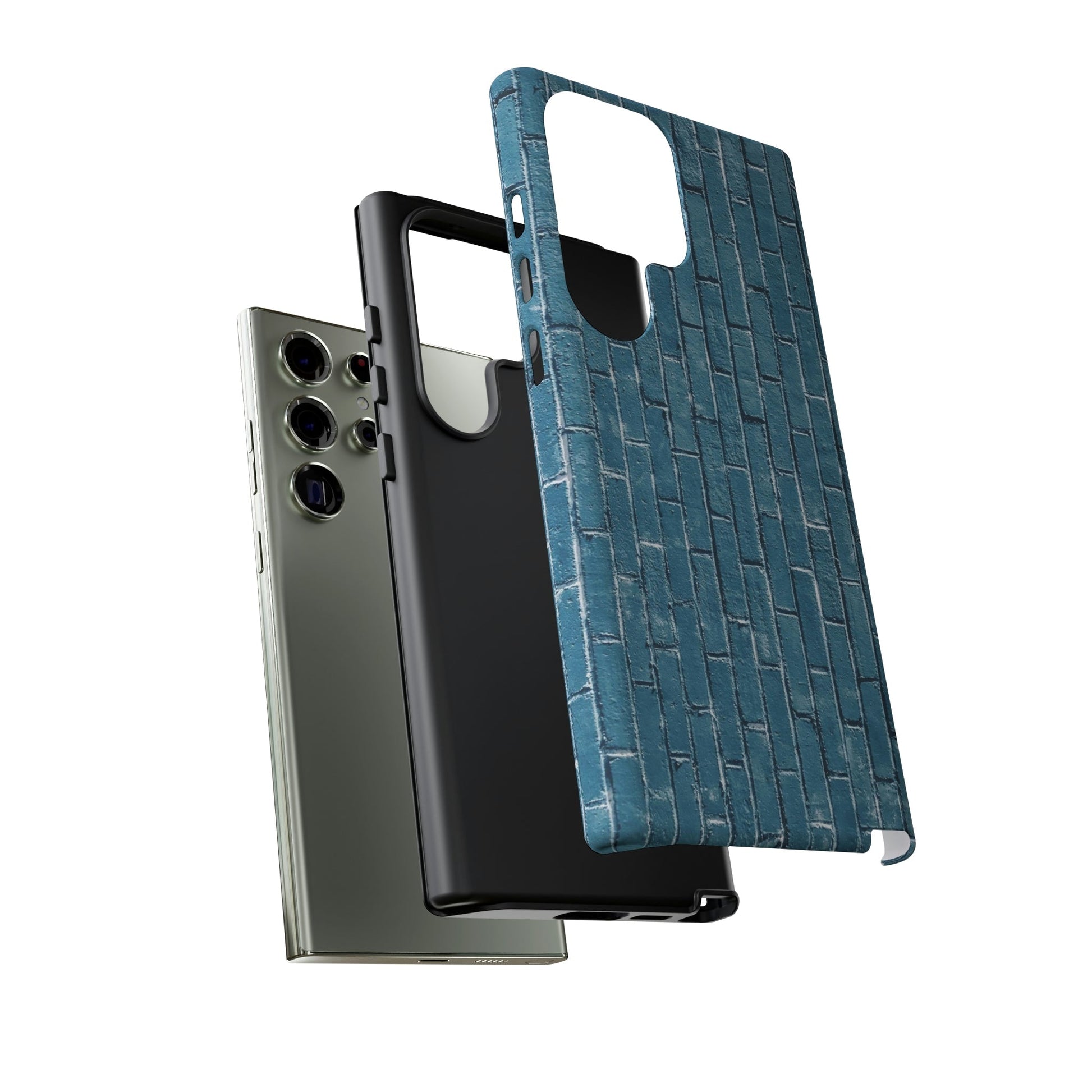 Phone Case-BLUE BRICK WALL | Tough-PhoneCaseBoss-Phone-Best-Phone-Cases