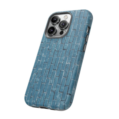 Phone Case-BLUE BRICK WALL | Tough-PhoneCaseBoss-Phone-Best-Phone-Cases