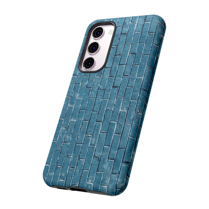 Phone Case-BLUE BRICK WALL | Tough-PhoneCaseBoss-Phone-Best-Phone-Cases