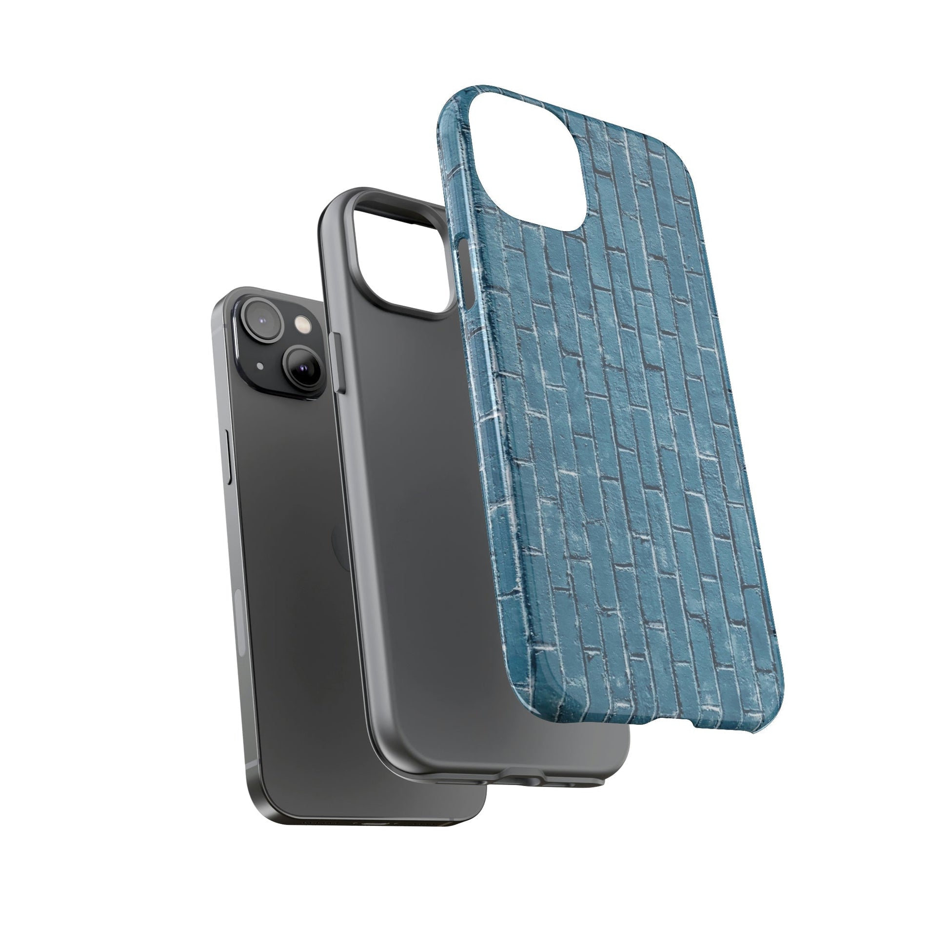 Phone Case-BLUE BRICK WALL | Tough-PhoneCaseBoss-Phone-Best-Phone-Cases