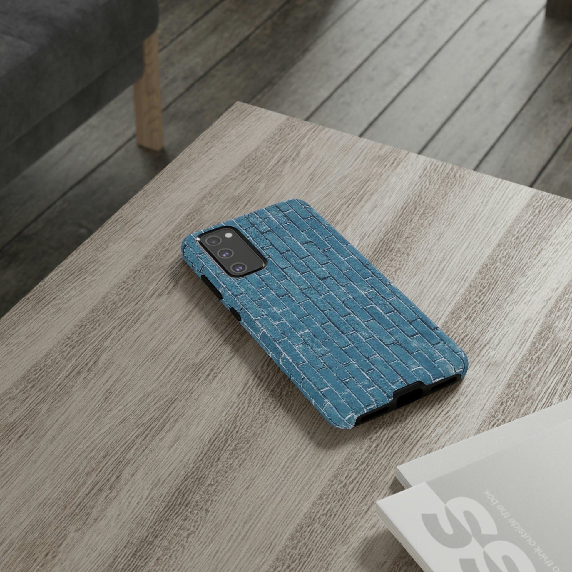 Phone Case-BLUE BRICK WALL | Tough-PhoneCaseBoss-Phone-Best-Phone-Cases