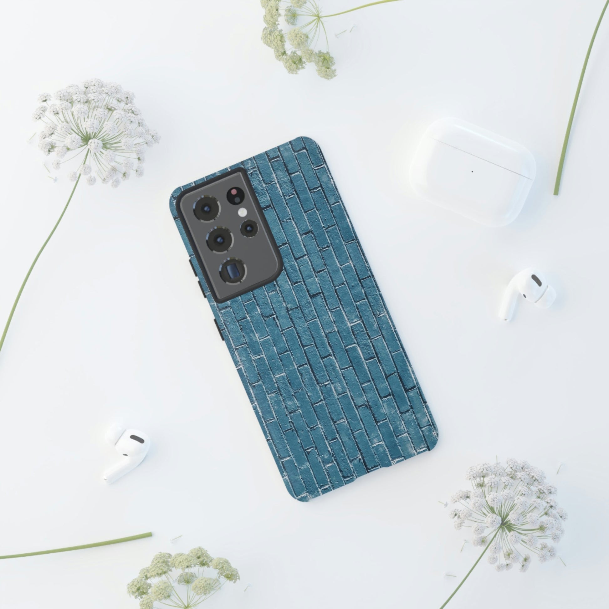 Phone Case-BLUE BRICK WALL | Tough-PhoneCaseBoss-Phone-Best-Phone-Cases