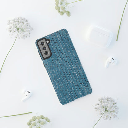 Phone Case-BLUE BRICK WALL | Tough-PhoneCaseBoss-Phone-Best-Phone-Cases