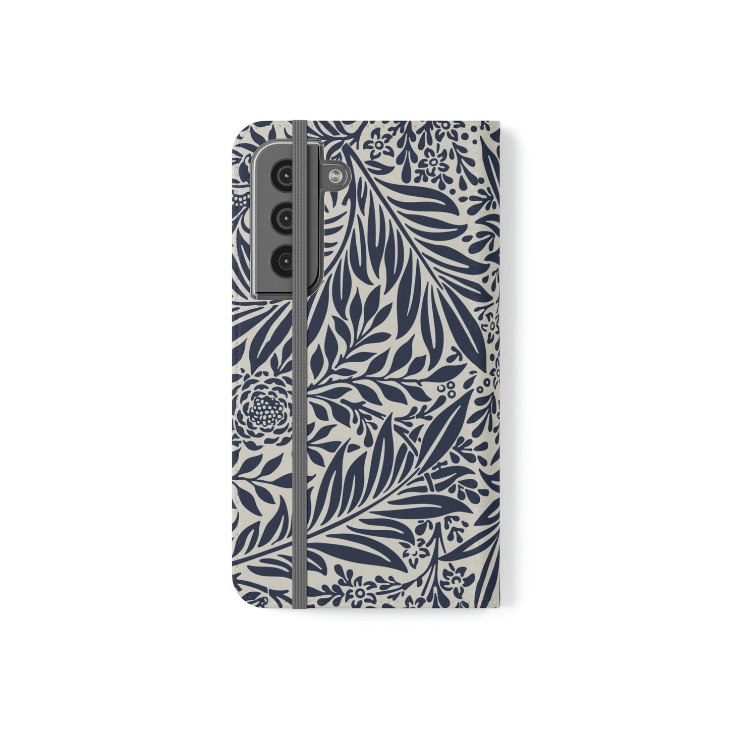 Phone Case-BLUE FLORAL | Folio-PhoneCaseBoss-Phone-Best-Phone-Cases