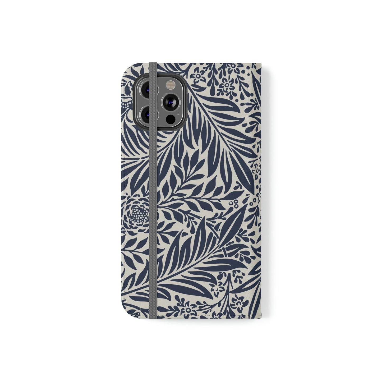 Phone Case-BLUE FLORAL | Folio-PhoneCaseBoss-Phone-Best-Phone-Cases