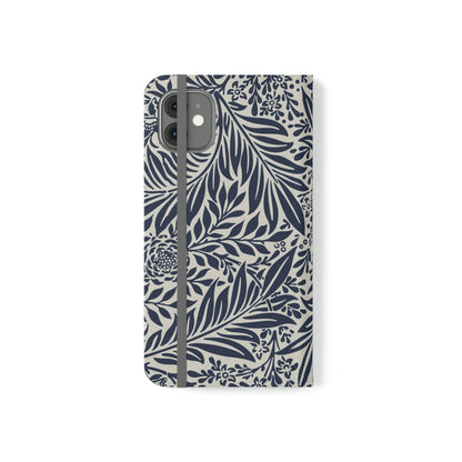 Phone Case-BLUE FLORAL | Folio-PhoneCaseBoss-Phone-Best-Phone-Cases