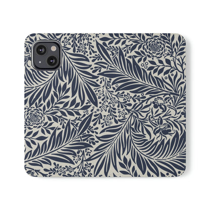 Phone Case-BLUE FLORAL | Folio-iPhone 13-PhoneCaseBoss-Phone-Best-Phone-Cases