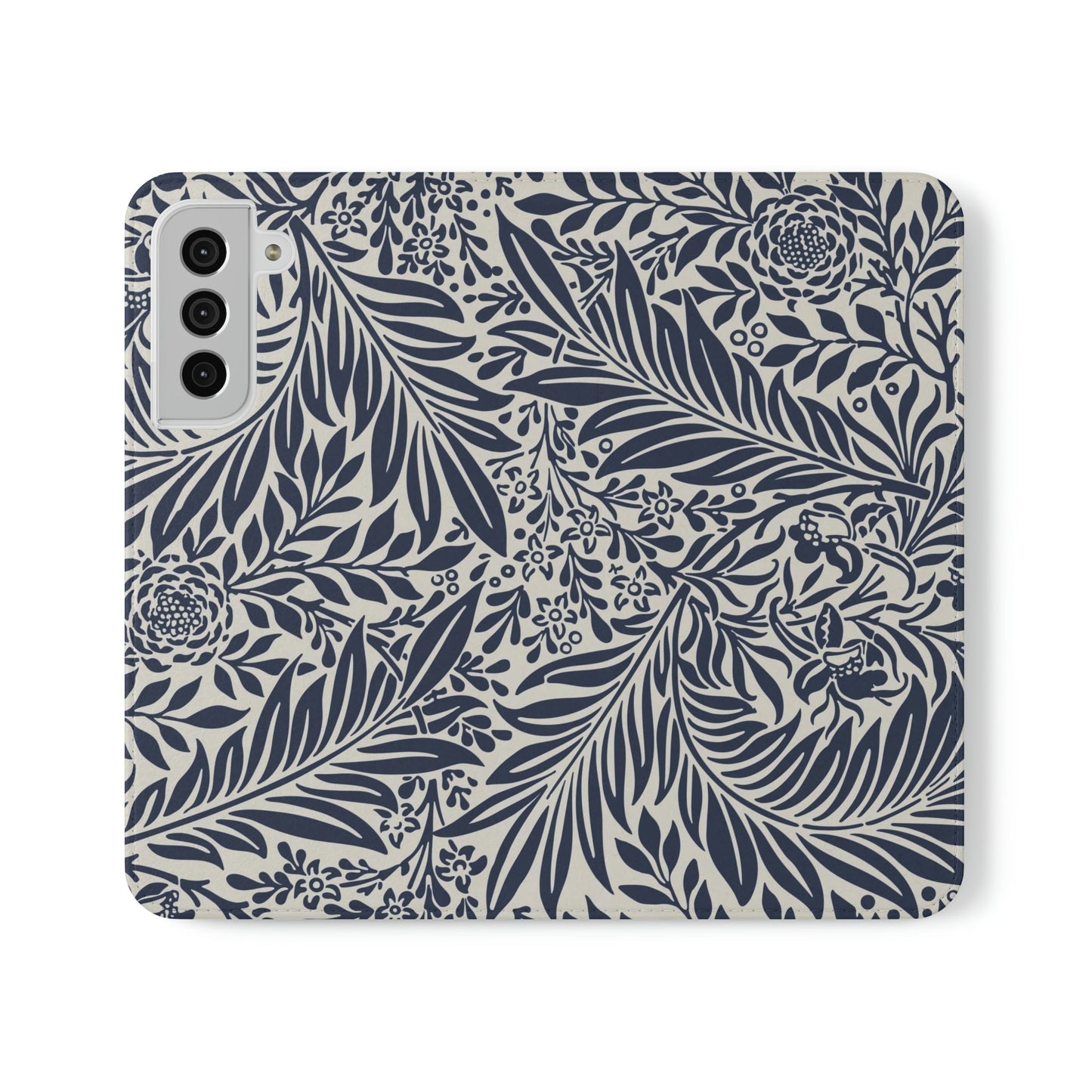 Phone Case-BLUE FLORAL | Folio-Samsung Galaxy S22 Plus-PhoneCaseBoss-Phone-Best-Phone-Cases