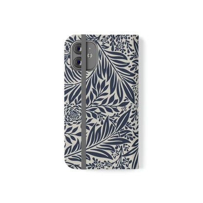 Phone Case-BLUE FLORAL | Folio-PhoneCaseBoss-Phone-Best-Phone-Cases