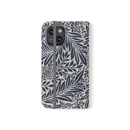 Phone Case-BLUE FLORAL | Folio-PhoneCaseBoss-Phone-Best-Phone-Cases