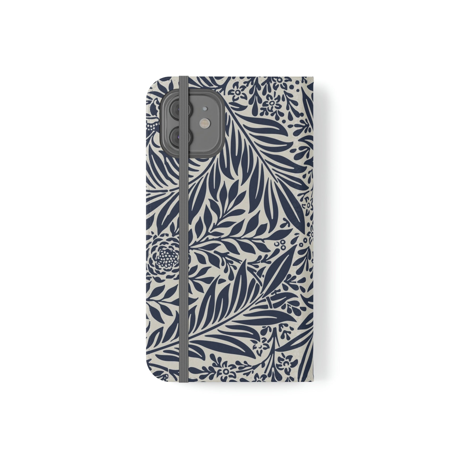 Phone Case-BLUE FLORAL | Folio-PhoneCaseBoss-Phone-Best-Phone-Cases