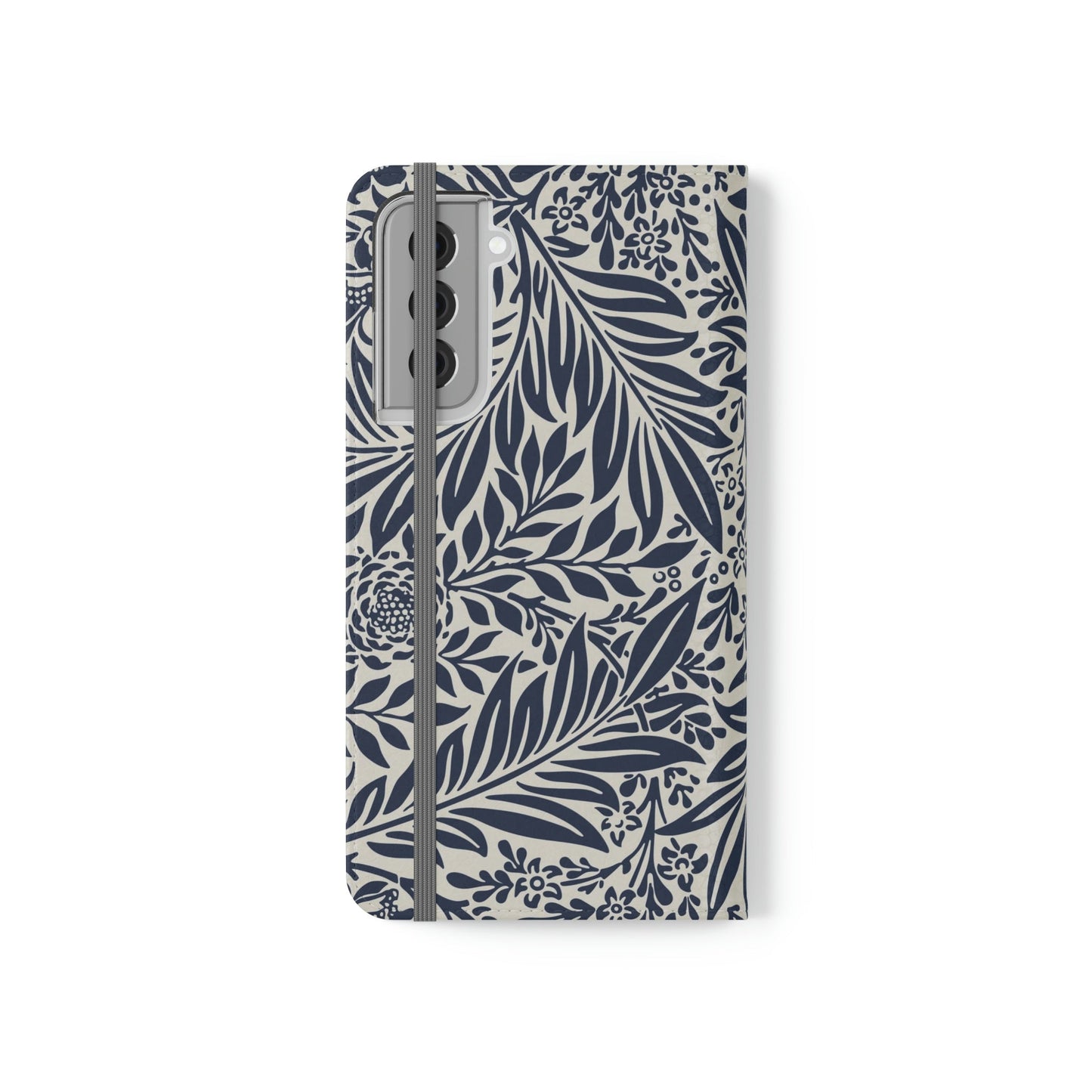 Phone Case-BLUE FLORAL | Folio-PhoneCaseBoss-Phone-Best-Phone-Cases