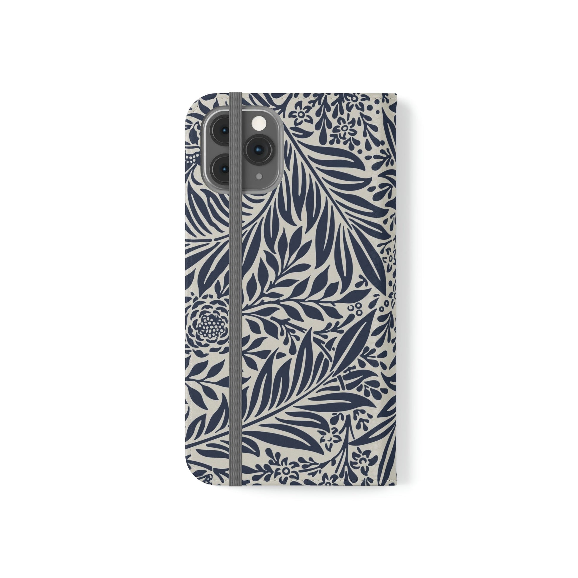 Phone Case-BLUE FLORAL | Folio-PhoneCaseBoss-Phone-Best-Phone-Cases