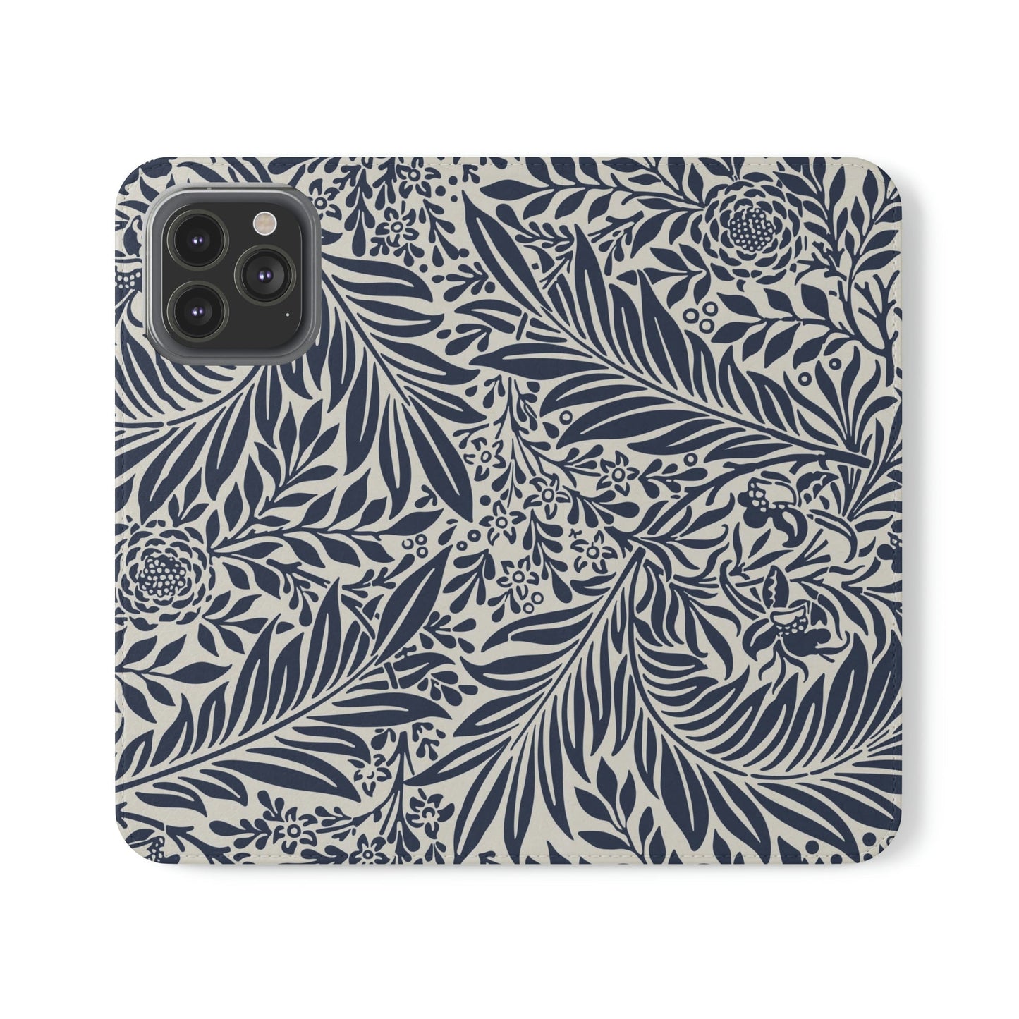 Phone Case-BLUE FLORAL | Folio-PhoneCaseBoss-Phone-Best-Phone-Cases