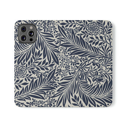 Phone Case-BLUE FLORAL | Folio-iPhone 12 Pro Max-PhoneCaseBoss-Phone-Best-Phone-Cases