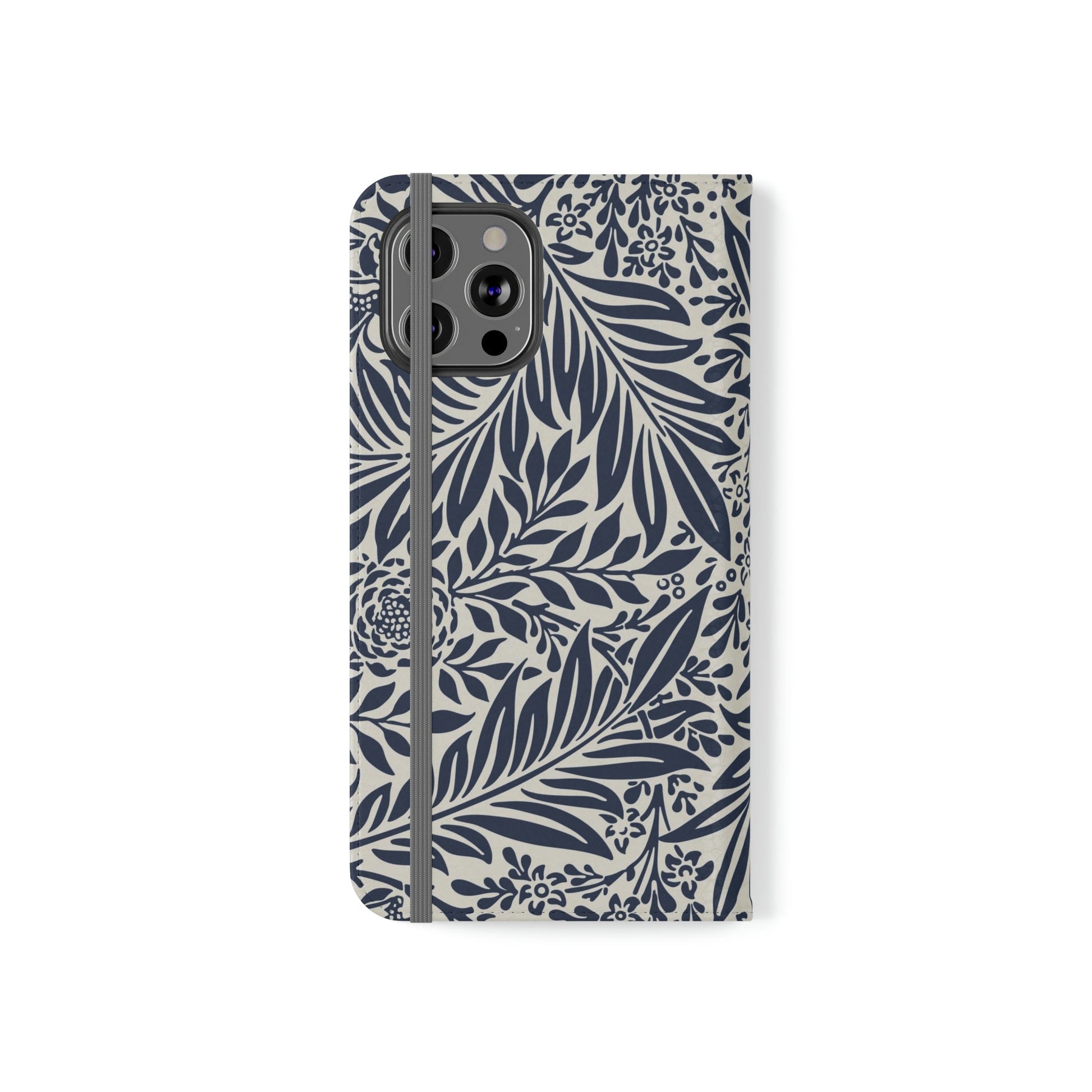 Phone Case-BLUE FLORAL | Folio-PhoneCaseBoss-Phone-Best-Phone-Cases