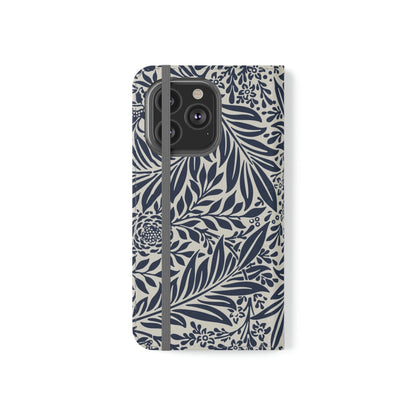 Phone Case-BLUE FLORAL | Folio-PhoneCaseBoss-Phone-Best-Phone-Cases