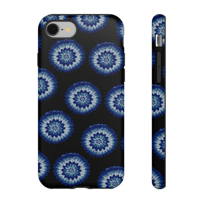 Phone Case-BLUE FLOWERS | Tough-iPhone 8-Matte-PhoneCaseBoss-Phone-Best-Phone-Cases