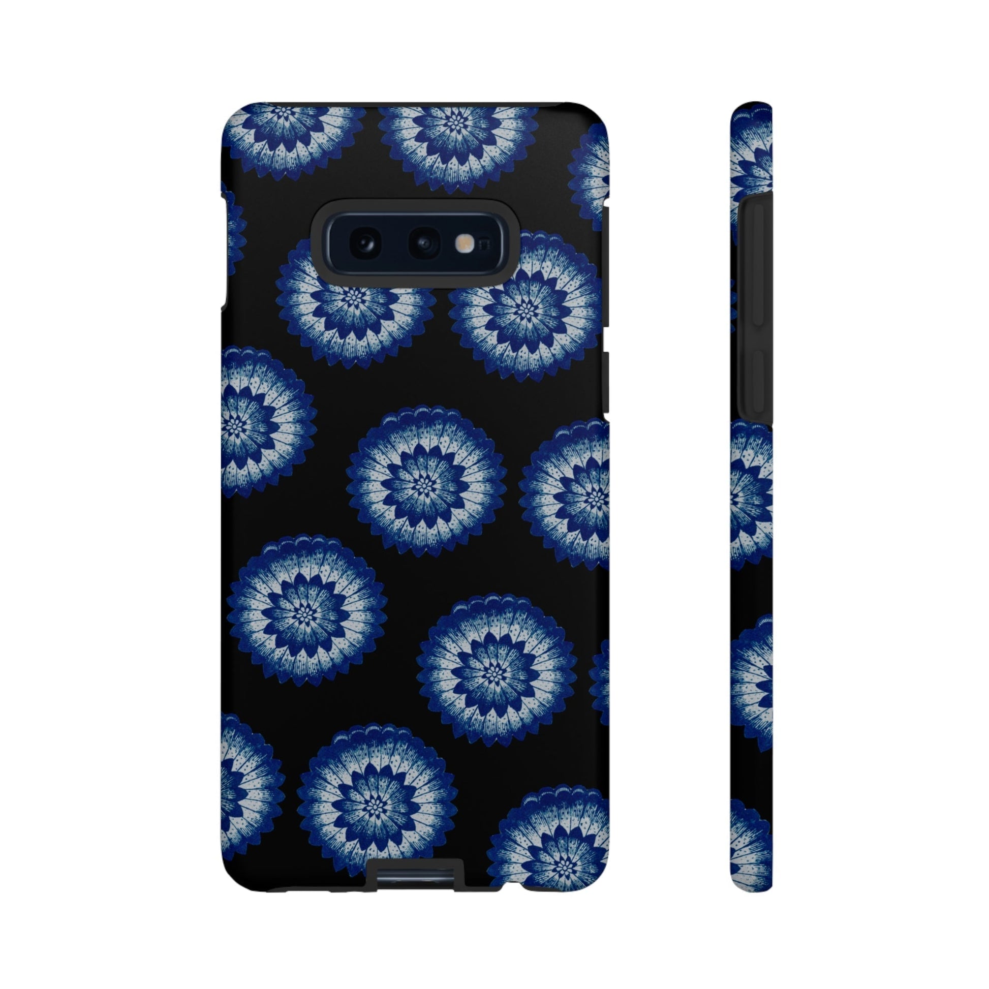 Phone Case-BLUE FLOWERS | Tough-Samsung Galaxy S10E-Matte-PhoneCaseBoss-Phone-Best-Phone-Cases