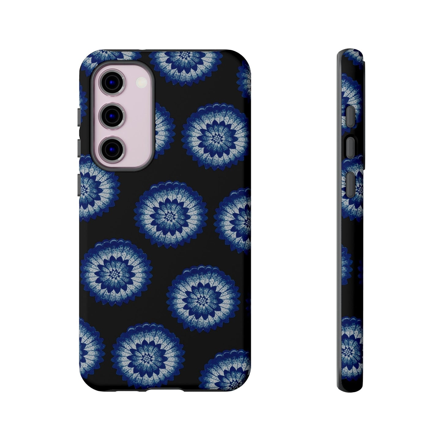 Phone Case-BLUE FLOWERS | Tough-Samsung Galaxy S23 Plus-Matte-PhoneCaseBoss-Phone-Best-Phone-Cases