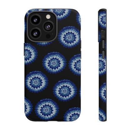 Phone Case-BLUE FLOWERS | Tough-iPhone 13 Pro-Matte-PhoneCaseBoss-Phone-Best-Phone-Cases