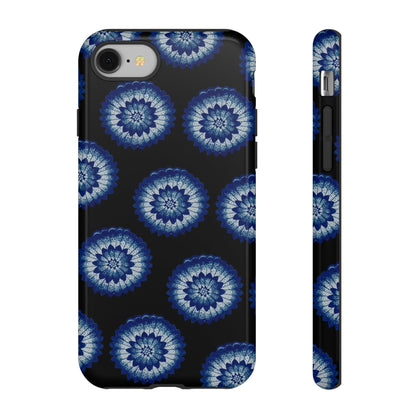 Phone Case-BLUE FLOWERS | Tough-iPhone 8-Glossy-PhoneCaseBoss-Phone-Best-Phone-Cases