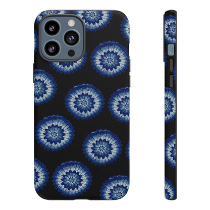 Phone Case-BLUE FLOWERS | Tough-iPhone 13 Pro Max-Matte-PhoneCaseBoss-Phone-Best-Phone-Cases