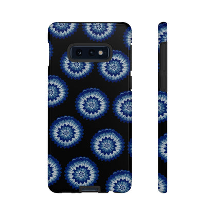 Phone Case-BLUE FLOWERS | Tough-Samsung Galaxy S10E-Glossy-PhoneCaseBoss-Phone-Best-Phone-Cases