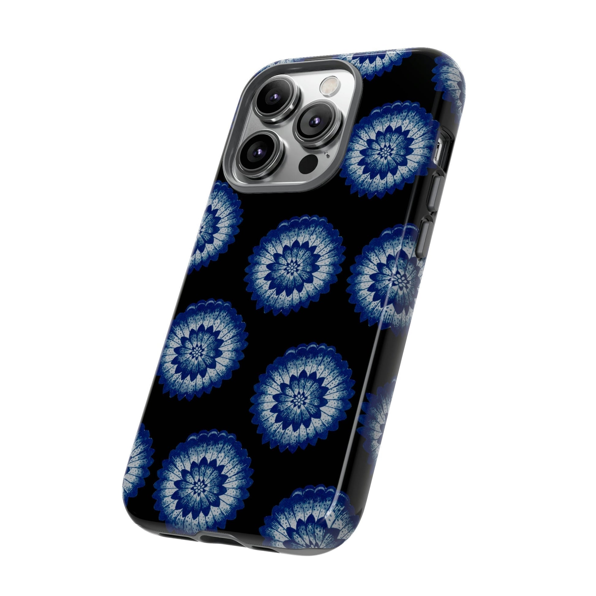 Phone Case-BLUE FLOWERS | Tough-PhoneCaseBoss-Phone-Best-Phone-Cases