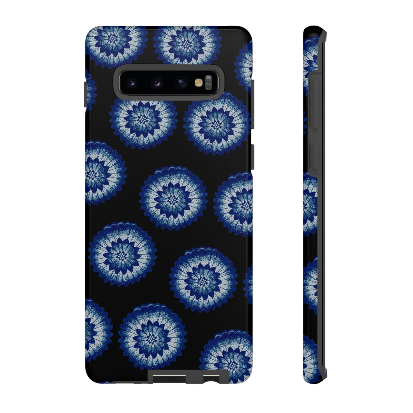 Phone Case-BLUE FLOWERS | Tough-Samsung Galaxy S10 Plus-Glossy-PhoneCaseBoss-Phone-Best-Phone-Cases