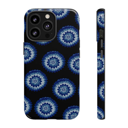 Phone Case-BLUE FLOWERS | Tough-iPhone 13 Pro-Glossy-PhoneCaseBoss-Phone-Best-Phone-Cases