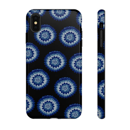 Phone Case-BLUE FLOWERS | Tough-iPhone XS MAX-Glossy-PhoneCaseBoss-Phone-Best-Phone-Cases