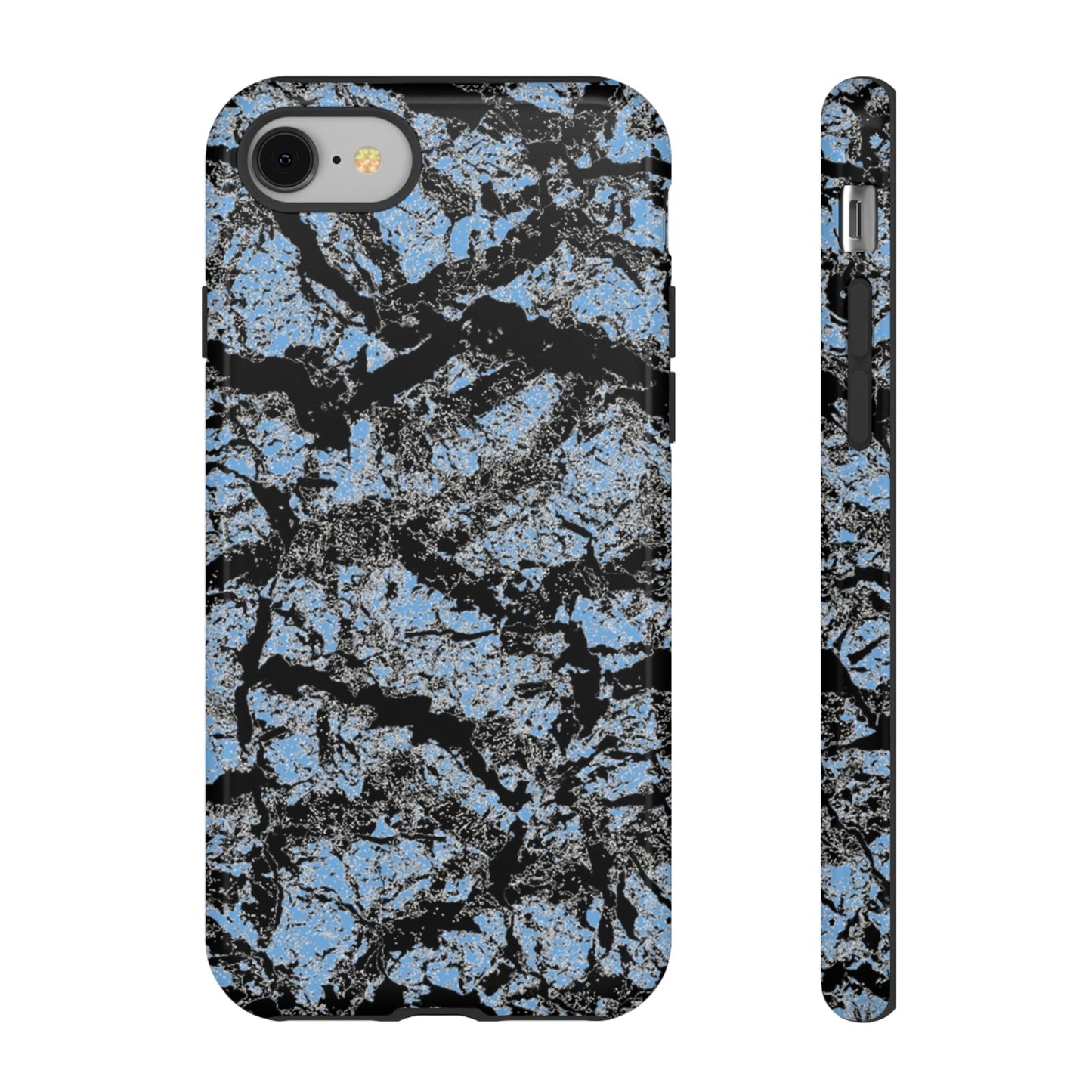 Phone Case-BLUE FOREST | Tough-iPhone 8-Glossy-PhoneCaseBoss-Phone-Best-Phone-Cases