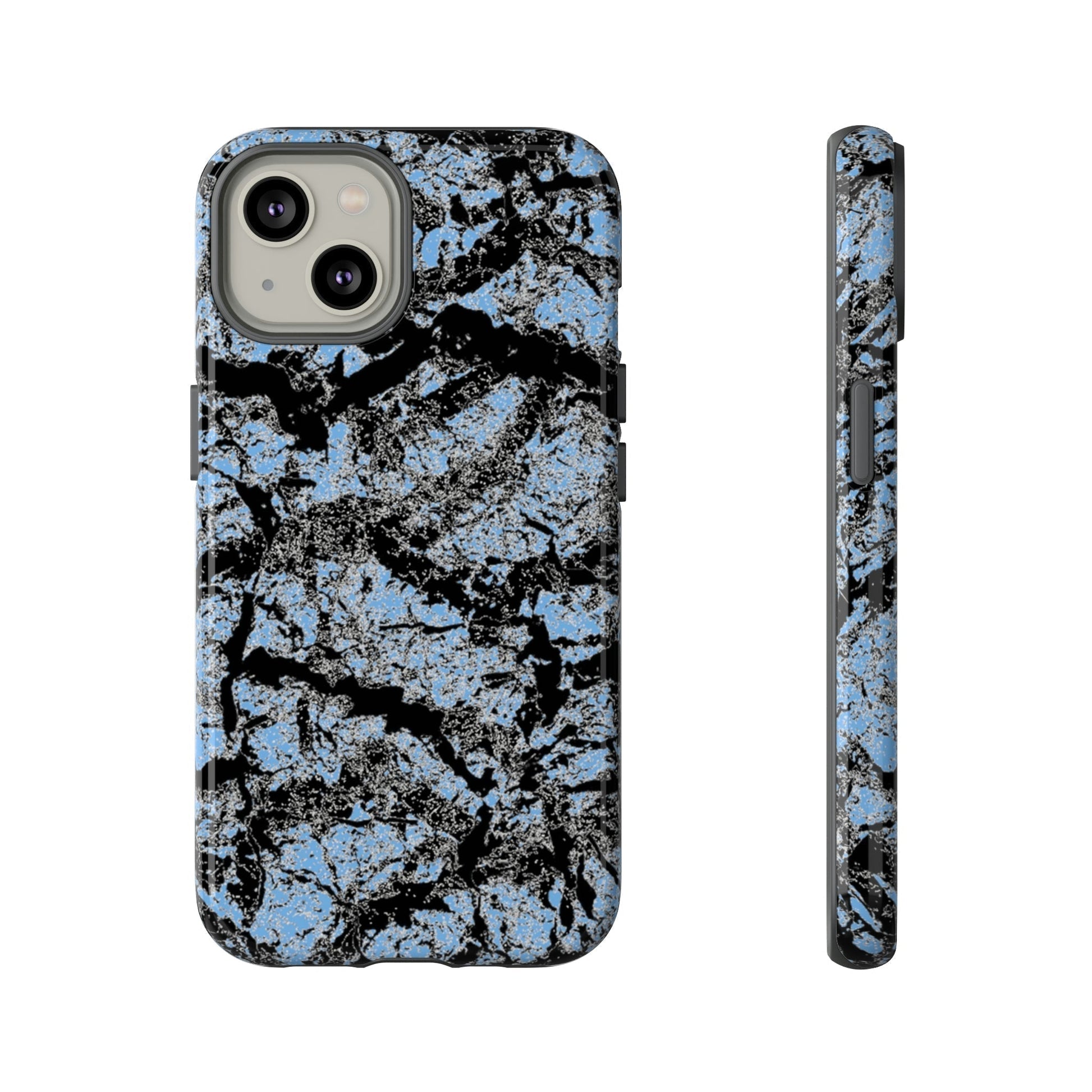 Phone Case-BLUE FOREST | Tough-iPhone 14-Glossy-PhoneCaseBoss-Phone-Best-Phone-Cases