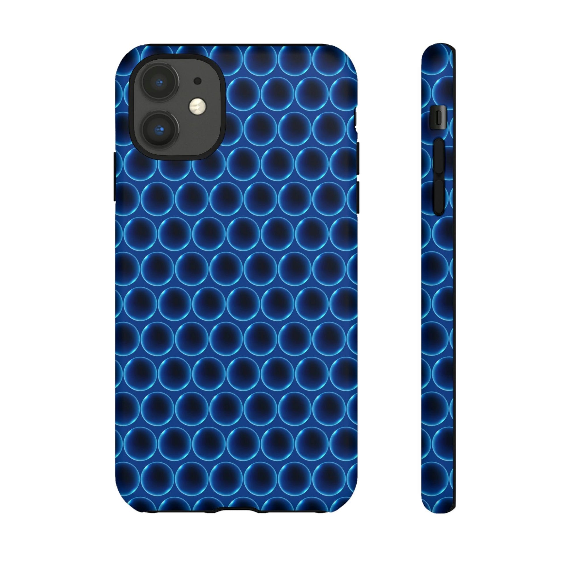 Phone Case-BLUE LATHER | Tough-iPhone 11-Matte-PhoneCaseBoss-Phone-Best-Phone-Cases