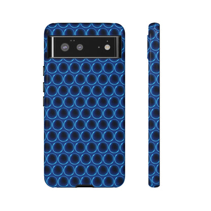 Phone Case-BLUE LATHER | Tough-Google Pixel 6-Glossy-PhoneCaseBoss-Phone-Best-Phone-Cases