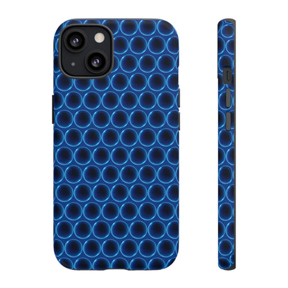 Phone Case-BLUE LATHER | Tough-iPhone 13-Matte-PhoneCaseBoss-Phone-Best-Phone-Cases