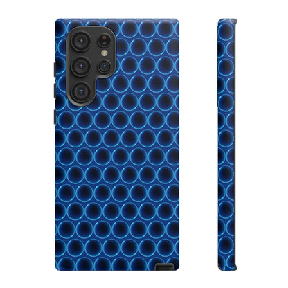 Phone Case-BLUE LATHER | Tough-Samsung Galaxy S22 Ultra-Matte-PhoneCaseBoss-Phone-Best-Phone-Cases