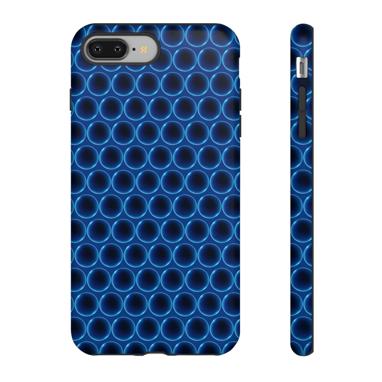 Phone Case-BLUE LATHER | Tough-iPhone 8 Plus-Matte-PhoneCaseBoss-Phone-Best-Phone-Cases