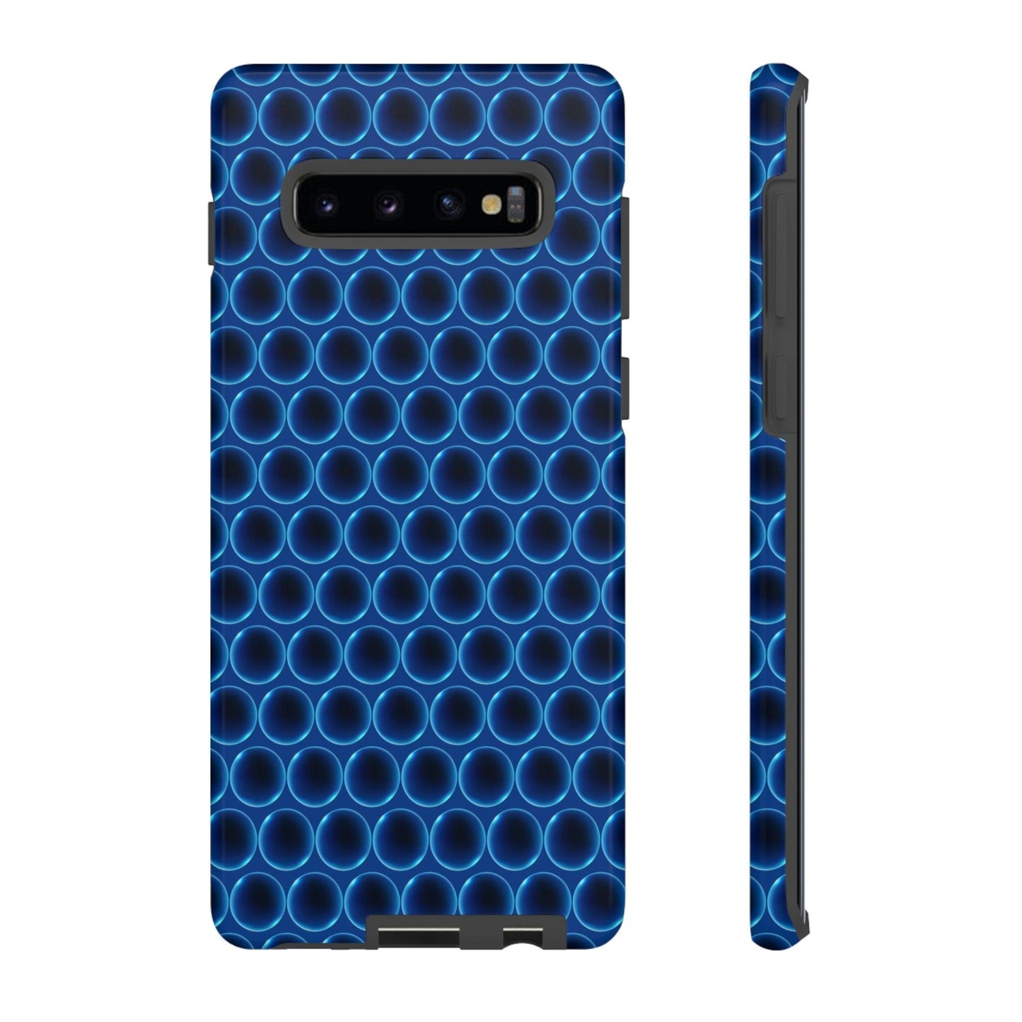 Phone Case-BLUE LATHER | Tough-Samsung Galaxy S10 Plus-Glossy-PhoneCaseBoss-Phone-Best-Phone-Cases