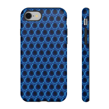 Phone Case-BLUE LATHER | Tough-iPhone 8-Matte-PhoneCaseBoss-Phone-Best-Phone-Cases